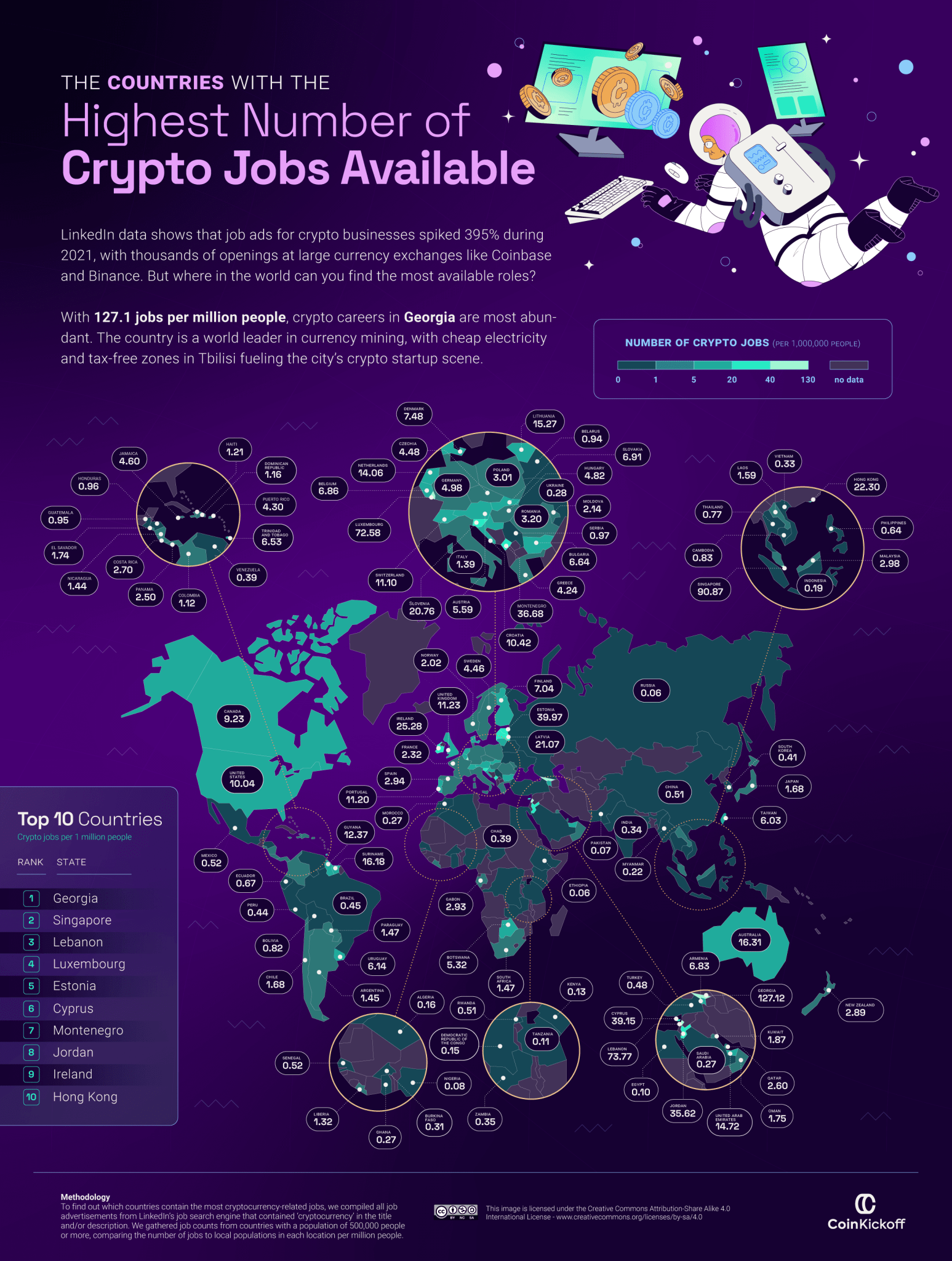 paises empleos en crypto principales paises trabajos crypto